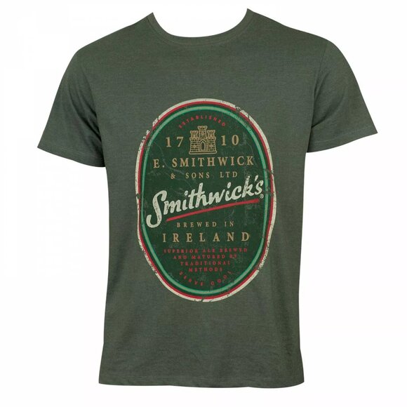 Handmade Other - Retro Vintage Style Irish Ale Smithwicks Beer Distressed Tee Shirt Green Ireland